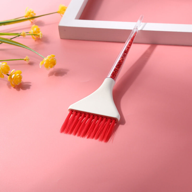 Plastic Hair Dye Brushes Easy Clean Mixing Bowl Home Salon Tinting Hair Brush