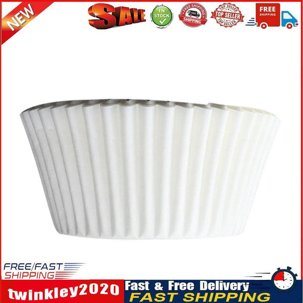 100pcs Cupcake Paper Oilproof Liner Baking Cup Tray Muffin Wrapper (White) Newly