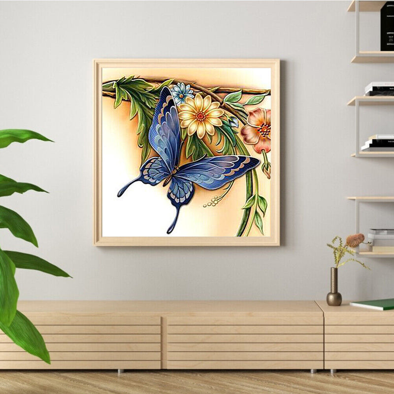 Diamond Painting Kit Art 5D Special Shaped DIY Butterfly Flowers Pictures Newly