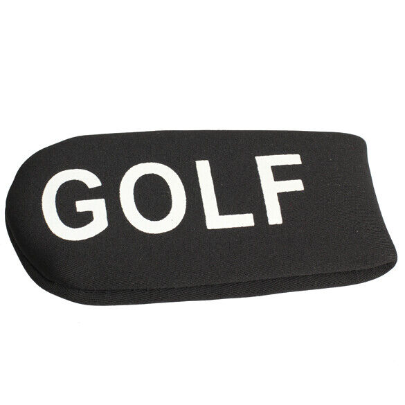 Black Set of 11pcs Golf Club Putter Iron Head Cover Case Protector Sleeve