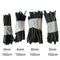 4 x 1 meter lenghts heat shrink tubing 3mm 4mm 5mm Q9D3 /Set 6mm B9N1