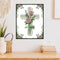 DIY Heart of Rose Partial Embroidery Set Canvas Artworks Home Wall Decorations