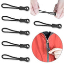 Black Zip Puller Replacement Ends Lock Zips Cord Rope Pullers Zipper Pull