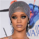 Rhinestone Headband Pirate Hat Durag Cap Rhinestone Turban Hat Fishnet Grid Hat