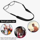 Eyeglasses Straps Sunglasses Lanyard Sports Anti Slip Cord Holder (Black)
