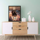 DIY Diamond Painting Kits Full Round Drill Cat Reflection Lion Home Decoration