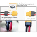 1pc XT60 Battery Female Plug Connector with Silicon 12 AWG Wire Cable (B) Newly