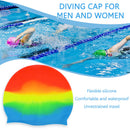 #A Silicone Elastic Swimming Caps Hat Underwater Diving Hair Protection Equipmen