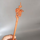 Wood Hair Sticks Chinese Hair Chopsticks for Buns Hairpin Handmade (1pc)