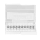 10pcs Circuit Board PCB Drill Bits Tungsten Steel Twist Drill Bits (0.9mm) Newly