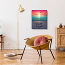 Oil Painting By Number Kit Seaside Scenery Canvas Modern DIY Hand Paint Drawing
