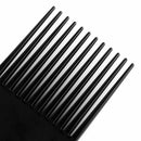 Woman Long Tooth Plastic  Black Afro Comb Salon  Curly Hair Brush Hairdressing