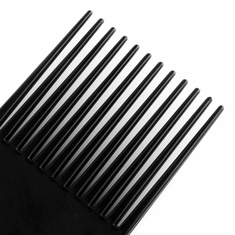 Woman Long Tooth Plastic  Black Afro Comb Salon  Curly Hair Brush Hairdressing