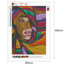5D DIY Full Drill Diamond Painting Abstract Face Cross Stitch Embroidery