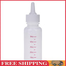 50ml Puppy Kitten Feeding Bottle Pet Dog Cat Transparent Silicone Feeder UK