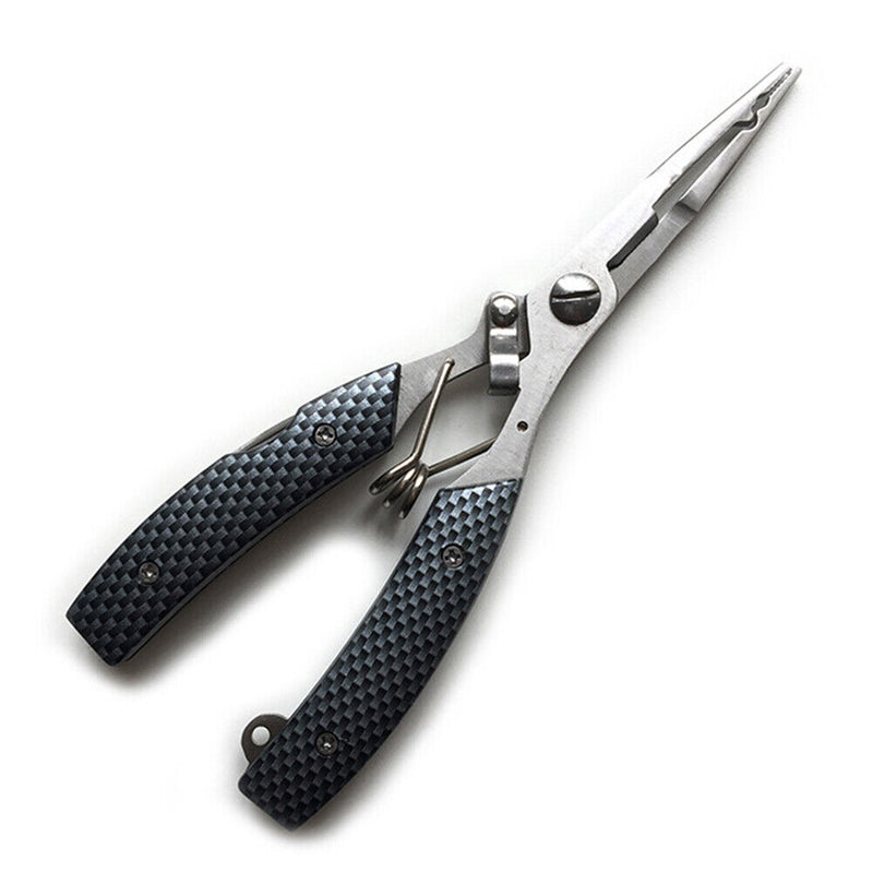 Fishing Pliers Scissor Braid Line Lure Cutter Hook Remover Cutting Tongs Tools