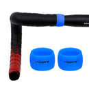 2pcs Bike Handlebar Tape Ring Anti-Skid Bicycle Handle Strap Sleeve (Blue) Newly