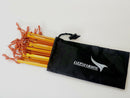 Goshawk 10 Pcs 18cm Aluminum Alloy Outdoor Camping Trip Tent Peg Ground Nail
