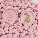 100x Star Retro Sealing Wax Bead Fire Painting Grain for Stamp Craft (Pink)