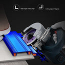 45 Degree Stone Cutting Machine Tile Ceramic Chamfering Cutter Mill (Blue) Newly