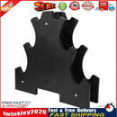 3 Tier Plastic Dumbbell Rack Storage Holder Tree Exercise Equipment Black? Newly