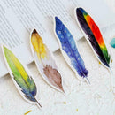 30pcs Cute Creative Colorful Feather Paper Bookmark School K7E1 L6C0 Cli V2Y5