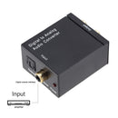 Toslink Coaxial to Analog RCA R/L Decoder Digital Optical Fiber Audio Converter