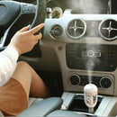 Vehicle Humidifier USB Air Purifier Diffuser Aromatherapy Mist Maker(Pink)