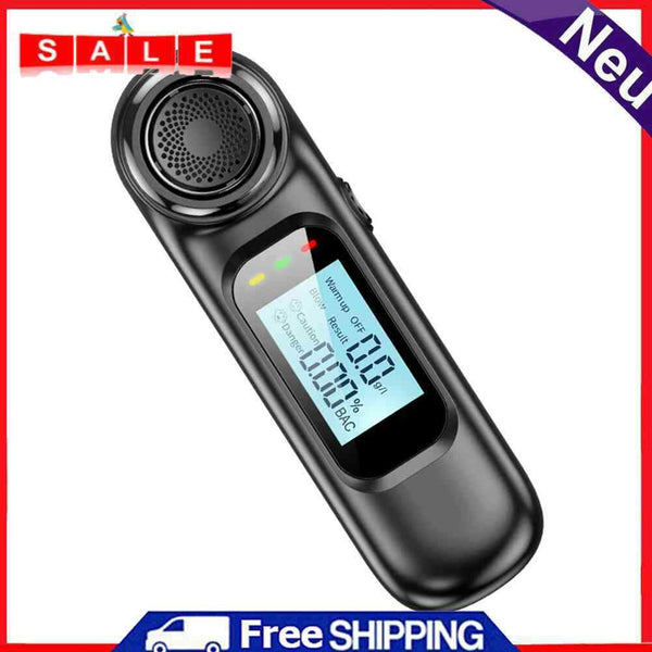 Professional Digital Breath Tester USB Rechargeable Non-Contact Breathalyzer