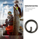 30pcs Carp Fishing Round Rig Dual Layer O Ring Fishing Tackle Accessories Newly