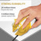 Computer Mouse, USB Wired 6 Buttons 2400dpi Optical Gaming Mice (Yellow)