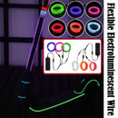 3-in-1-Kits für superhelle EL-Draht-Elektrolumineszenzdraht-Weihnachts-Hallowee.