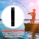 Fishing Box Rod Barrel Holder Pole Tube Stand Bracket for MEIHO Box (Black)