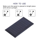 30mA 5V 0.15W Polycrystalline Stored Energy Power Mini Solar Panel Charging