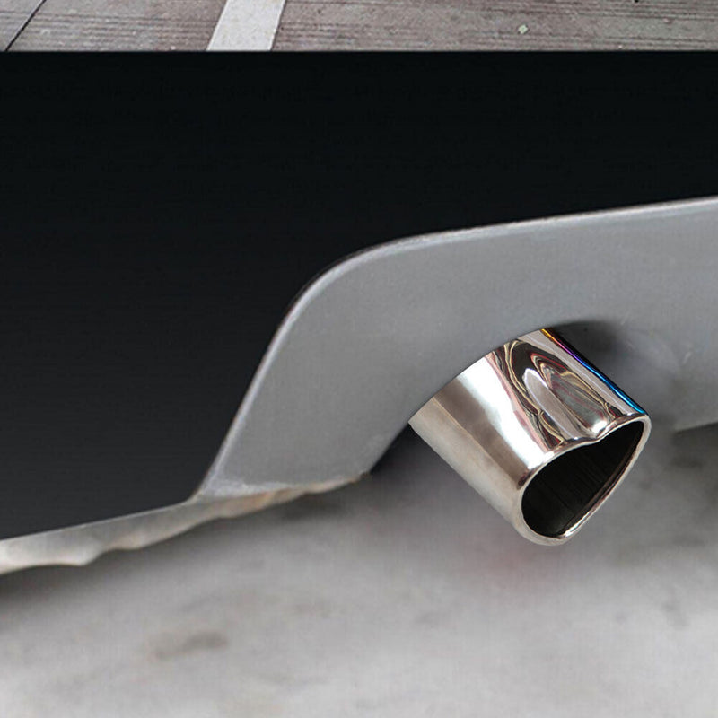 Car Exhaust Tip Bolt-on Heart Edge Stainless Steel Tailpipe Tip 2.5 inch In