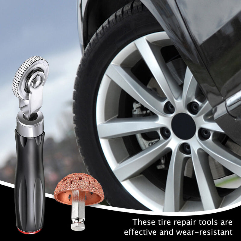 #A Tire Repair Tube Puncture Patch Hand Tool with Grinding Tip for Auto Truck Bi