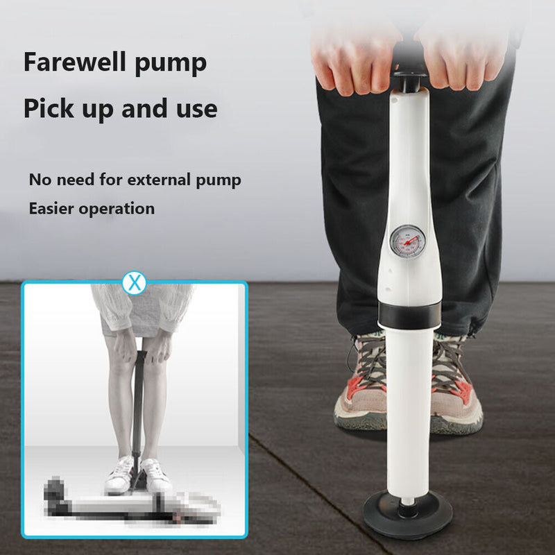 Toilet Sewer Blockage Pipe Dredger Plunger Household Floor Drain Dredge Newly