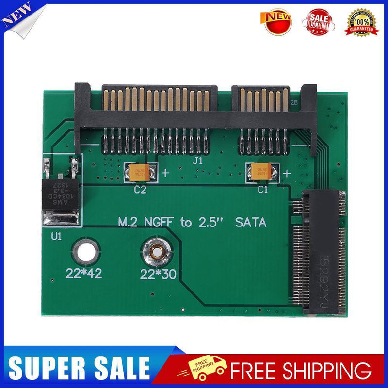 M.2 NGFF B Key SSD to Half-Height 2.5inch SATA SSD Converter Adapter Card