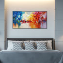 Lake Scenery Frameless Picture Oil Paint By Numbers Hand Painted Picture Kit