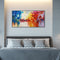 Lake Scenery Frameless Picture Oil Paint By Numbers Hand Painted Picture Kit