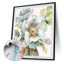 Canvas Painted Oil Paint By Numbers Flower Birds Wall Art Modern Bedroom Decor