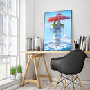 Landscape Oil Painting By Numbers Canvas Wall Drawing Kits DIY Gift Home Decor