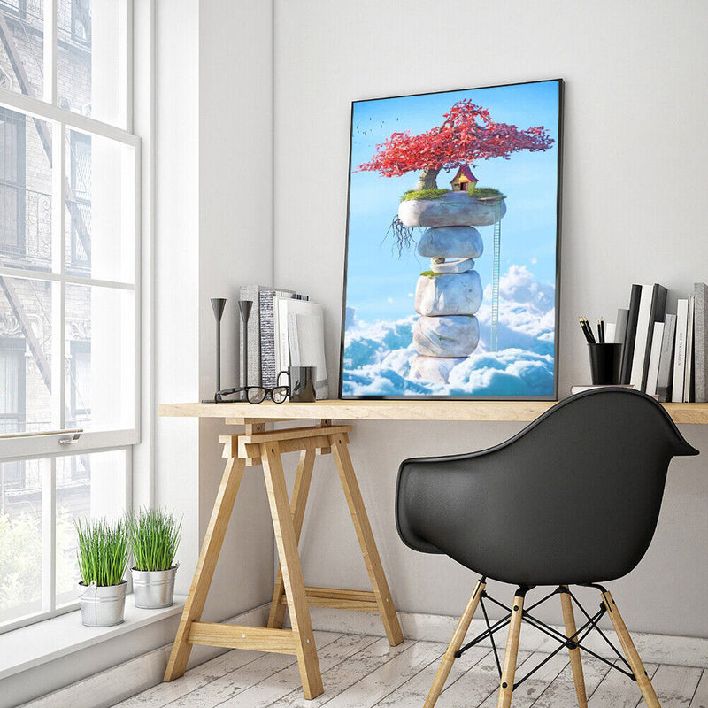 Landscape Oil Painting By Numbers Canvas Wall Drawing Kits DIY Gift Home Decor