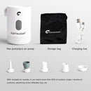 4 in 1 Mini Electric Inflatable Air Pump USB Outdoor Camping Light (White) Newly
