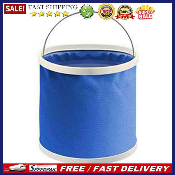 Folding Bucket Outdoor Travel Car Wash Waterproof Water Storage Fishing Bucket