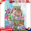 5D DIY Rabbit Partial Special Shape Drill Diamond Painting Picture (YX305) Newly