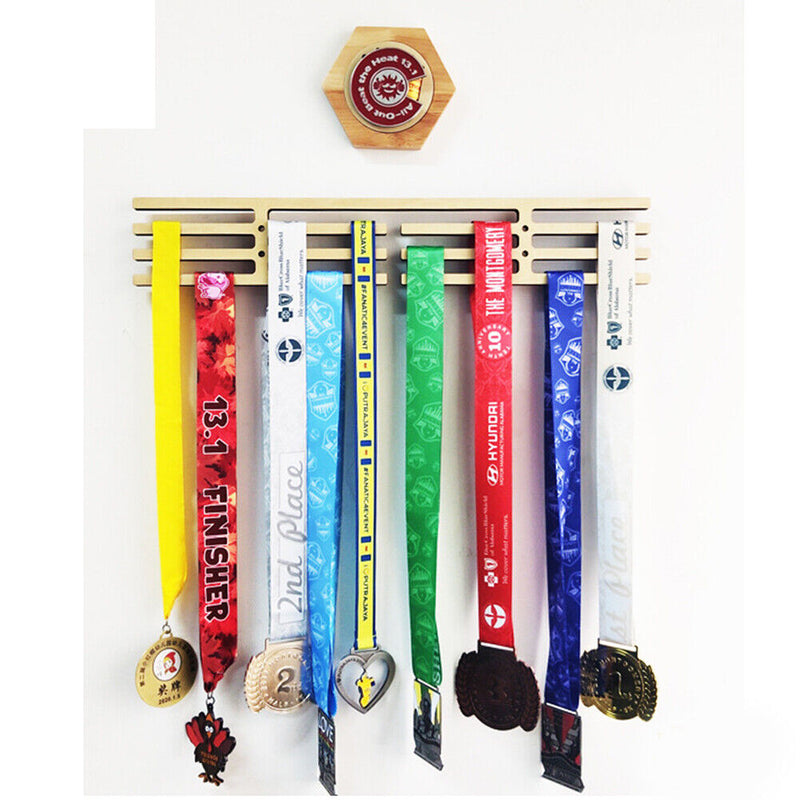 Medal Holder Display Rack Punch-Free Handicrafts Home Decor Medals Storage Shelf