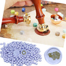 100x Star Retro Sealing Wax Bead Fire Painting Grain for Stamp (Purple)