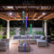 Solar Power Wind Chime Lamp 6 Bubble Column LED Landscape Garden Wind Bell Light