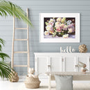 Flower Grass Vase Hand Painted Picture Kit Oil Painting By Numbers Set No Frame